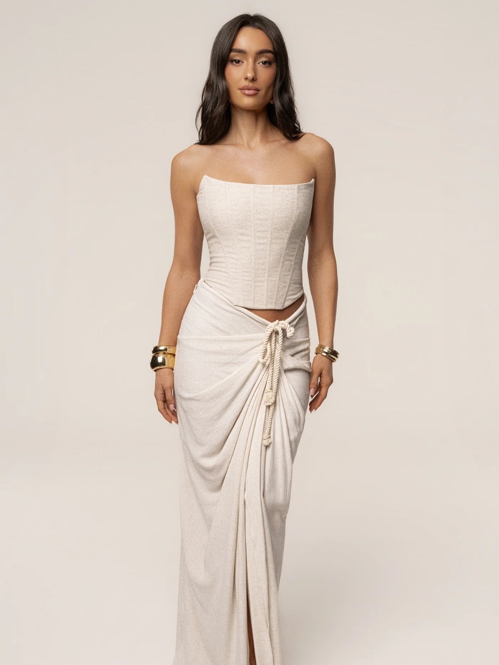 JLUXLABEL | Natural Fenix Reversible Corset - Picture 7 of 16